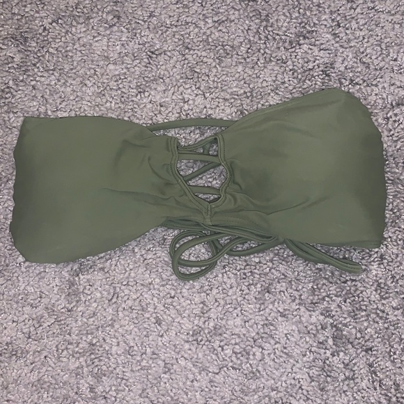 Strappy bandeau swimsuit top - Picture 1 of 3